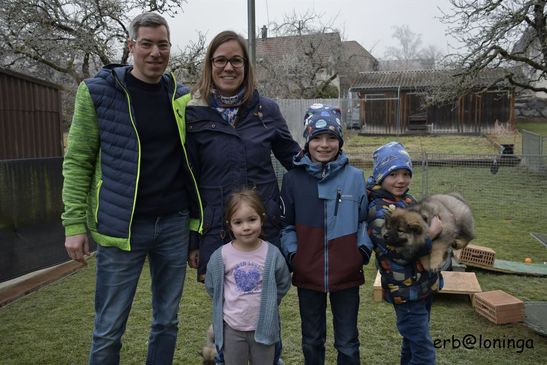 Finja kommt nach Parpan zu Nadja und Stefan mit den 3 Kindern